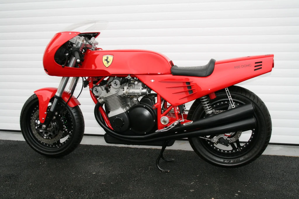 Ferrari never built a motorcycle yet one exists with full family permission after being crafted over 3,000 hours