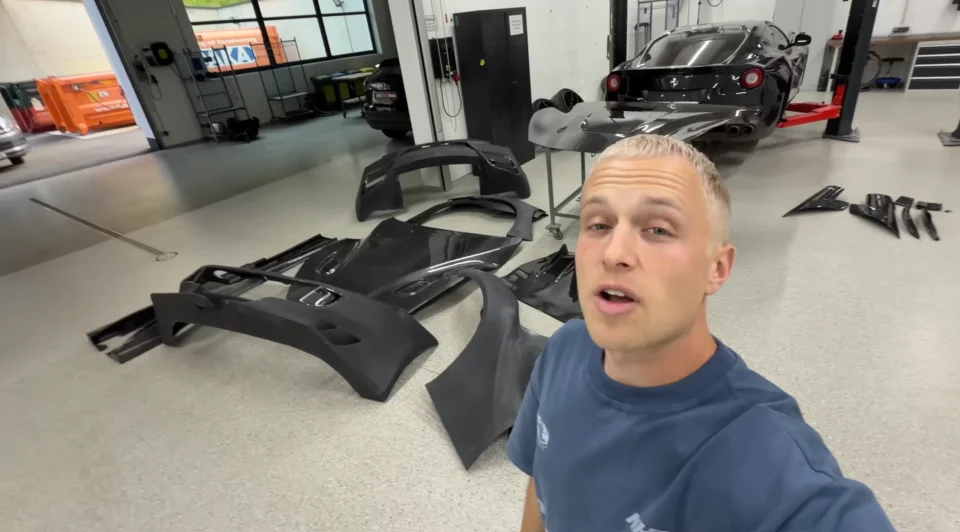 Man building his $1.7M Ferrari F12 with $15,000 Alibaba parts quickly realizes an error and says 'if you buy cheap, you buy twice'