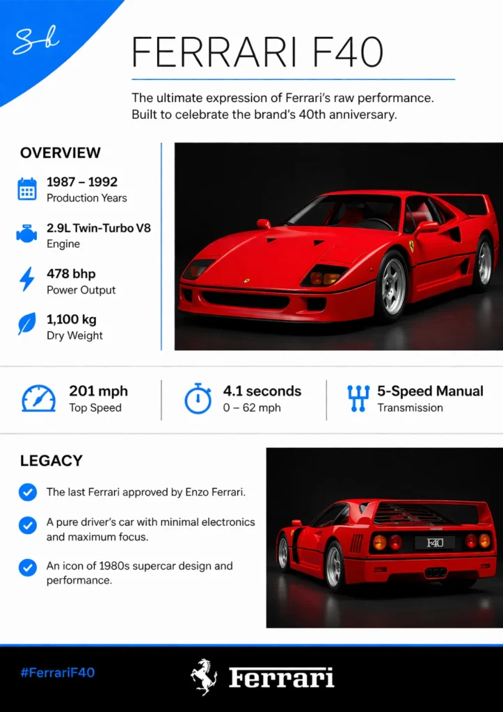 Man who has daily driven a Ferrari F40 supercar for 22 years bought it outright in cash after unexpected payout before he even owned a house