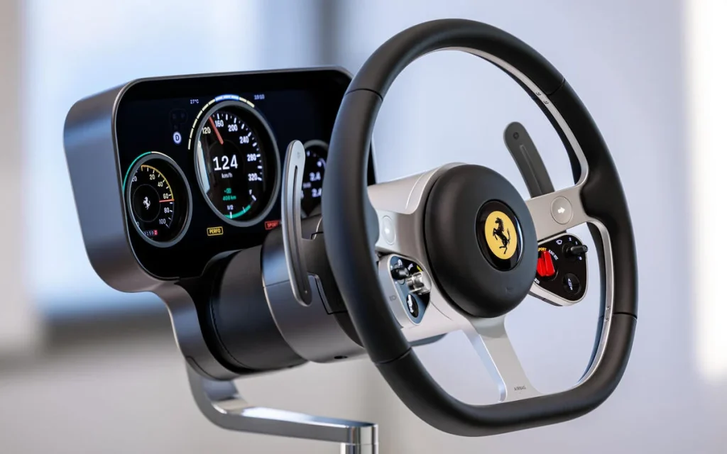 As it launches its first EV later this year, the first look at the Ferrari Luce has been revealed, boasting cutting-edge tech from ex-Apple designer Jony Ive