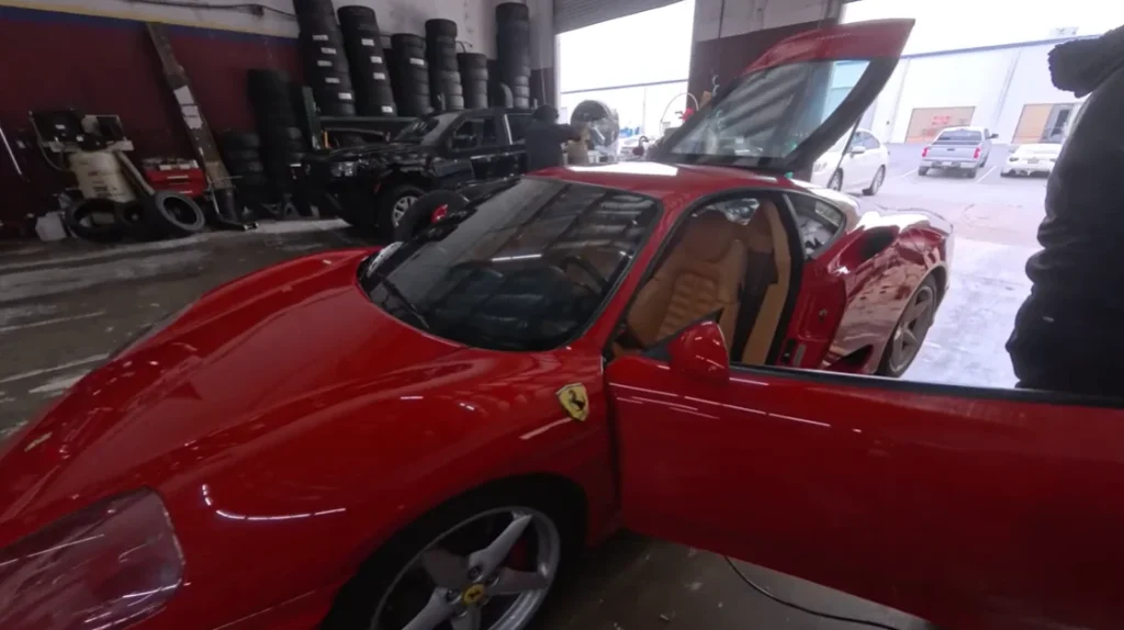 Man shows what it takes to get his 25-year-old Ferrari 360 Modena road-legal in California