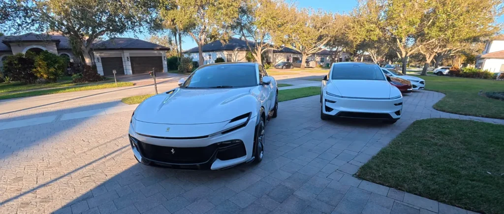 Florida man waited four years for $524K Ferrari Purosangue order to arrive only to replace it with a $58K Tesla Model Y Performance instead