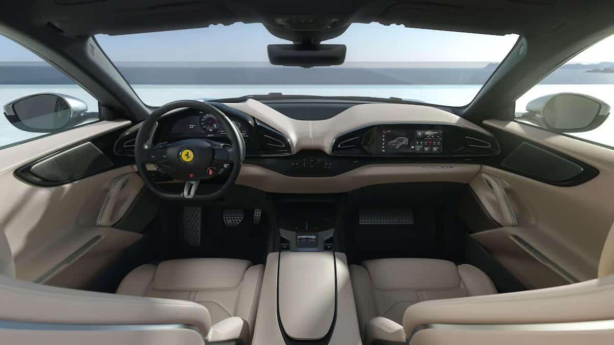 Interior of the Ferrari Purosangue