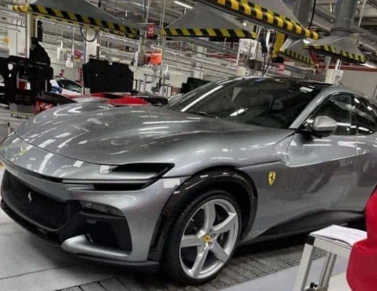 Ferrari Purosangue leaked image