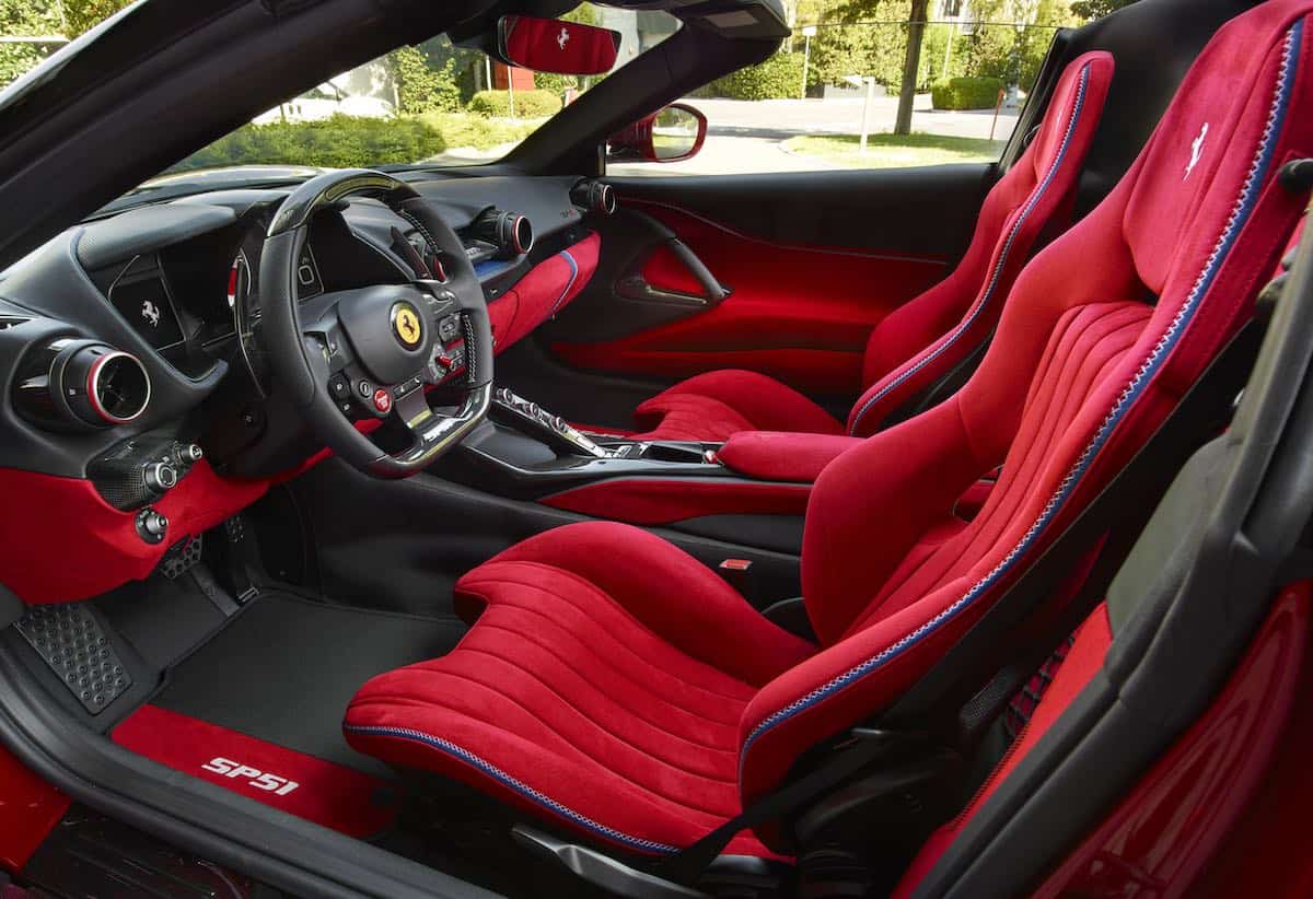 Ferrari SP51 interior