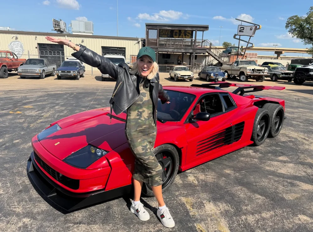 US man spent 2 years building the world's first 6x6 Ferrari Testarossa with 10 times its original horsepower and wheels that cost more than most cars