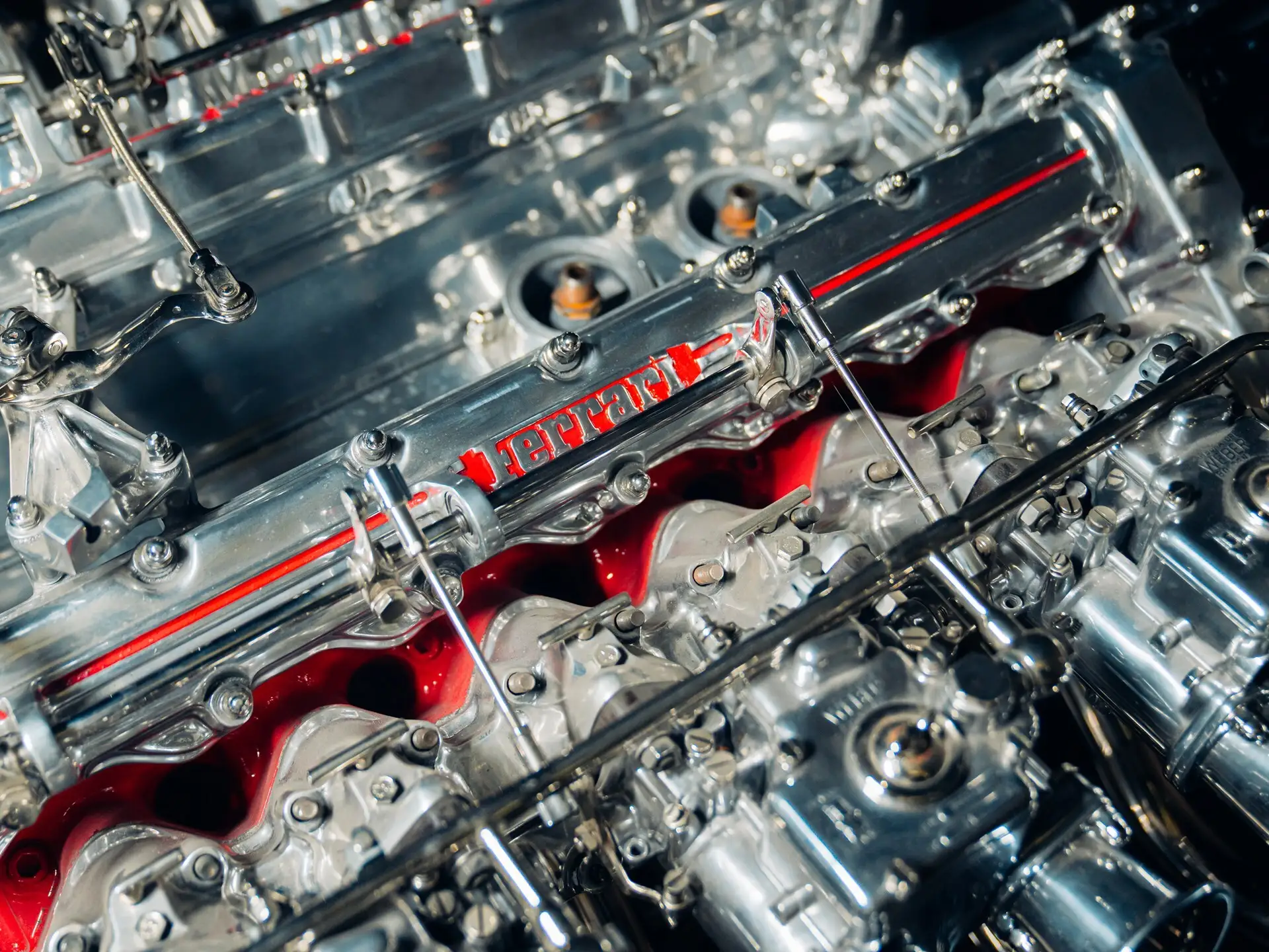 Ferrari V12 engine table