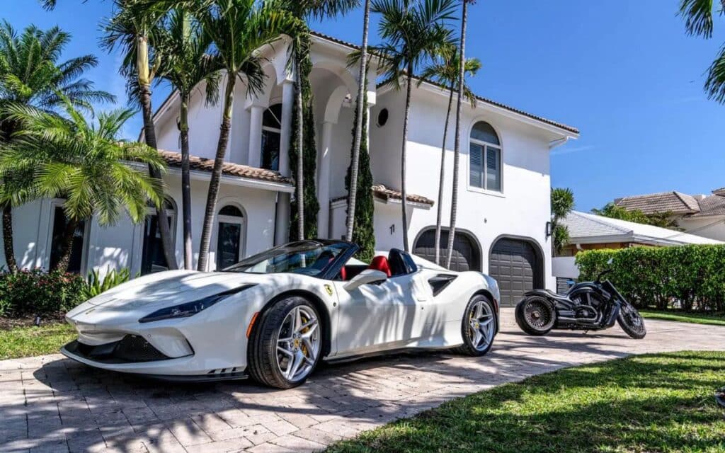 Ferrari and Harley included in Florida house for sale