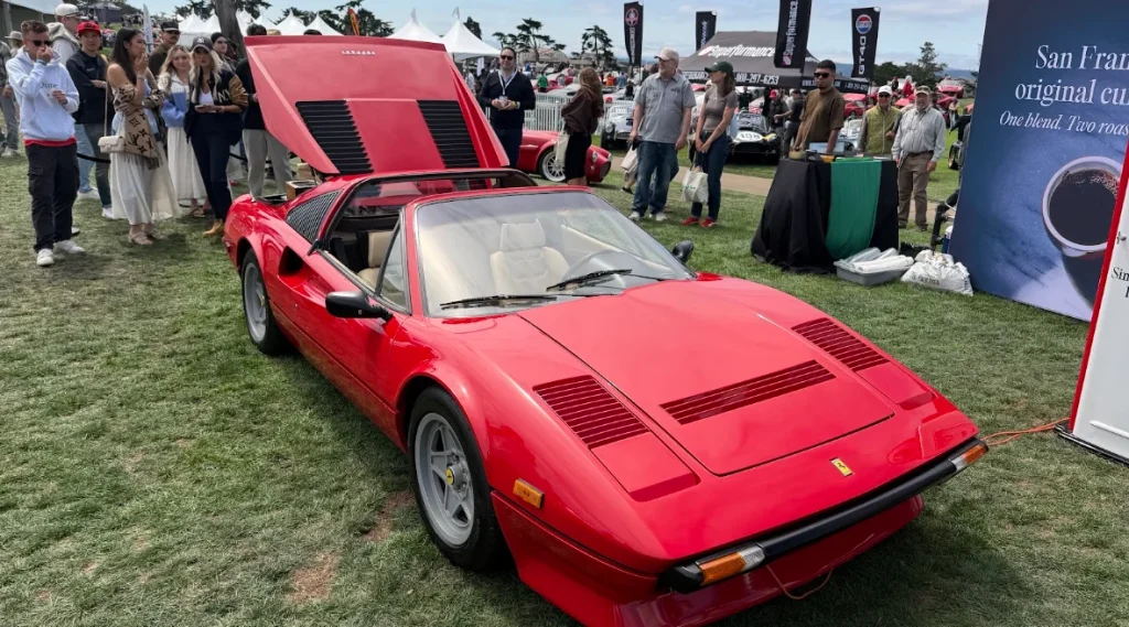 Supercar Blondie pulls espresso shots from 1984 Ferrari 308 GTS Quattrovalvole turned into the world's fastest cafe and it's up for sale with 'free coffee for life'