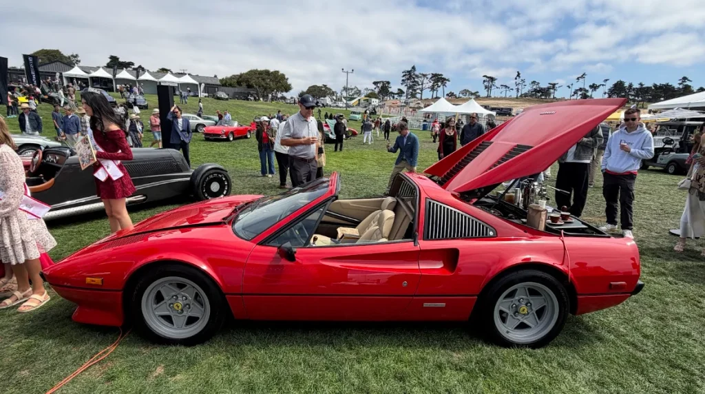 Supercar Blondie pulls espresso shots from 1984 Ferrari 308 GTS Quattrovalvole turned into the world's fastest cafe and it's up for sale with 'free coffee for life'