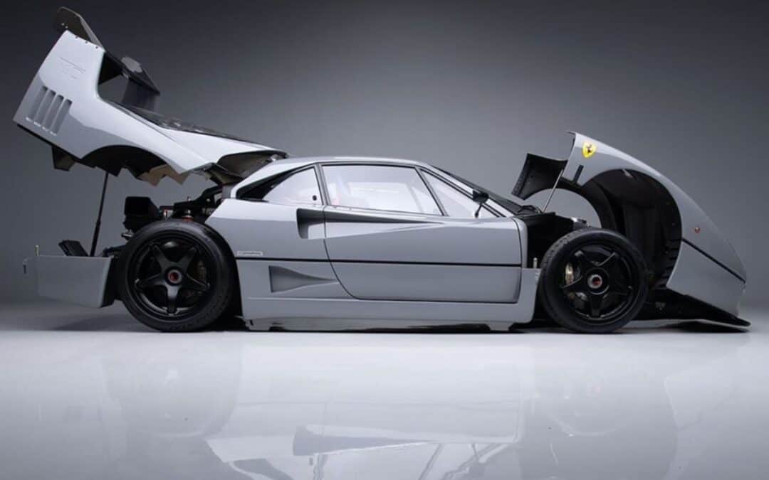 Customized Ferrari F40 Competizione hits the market for the third time in five months