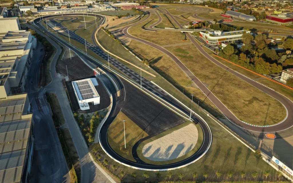 Ferrari builds 1.3-mile e-vortex track for quiet EV testing and car development