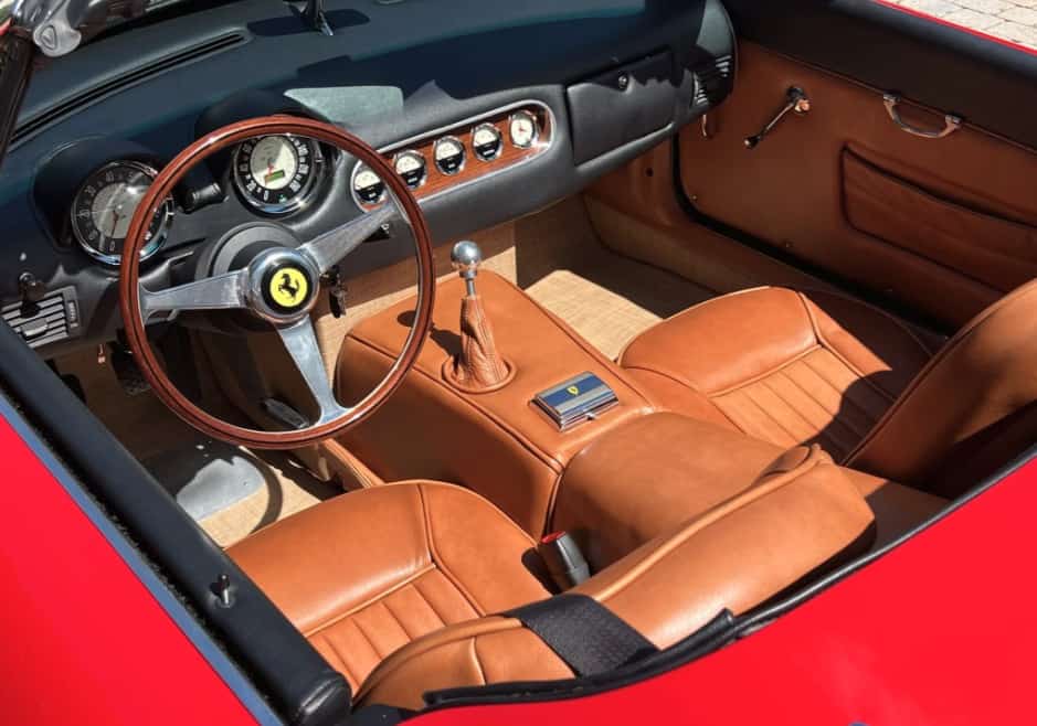 Ferrari 250 California Spyder replica interior