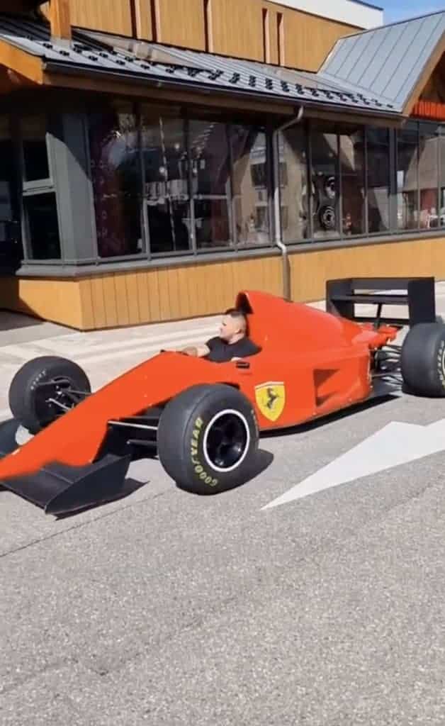 Ferrari f1 car restored to perfection
