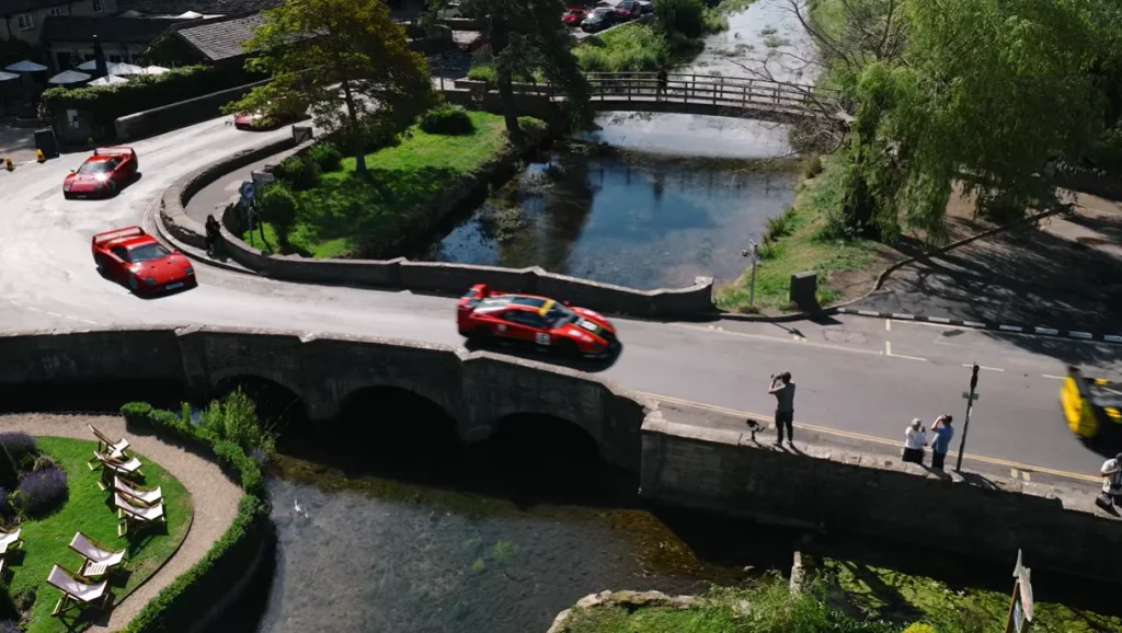 Men take $67M of Ferraris out for a road trip to drive them as they should be and then a special guest turns up to make it all unforgettable