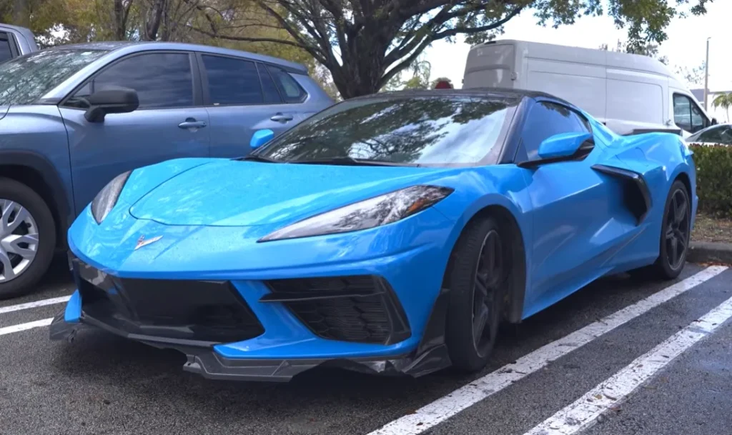 YouTuber tells someone he's hit their Corvette and then ends up surprising them with a Ferrari instead in life-changing moment