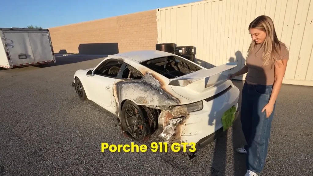 California woman buys fire-damaged Porsche 911 GT3 for $1 then shares one piece of advice for anyone thinking of doing the same