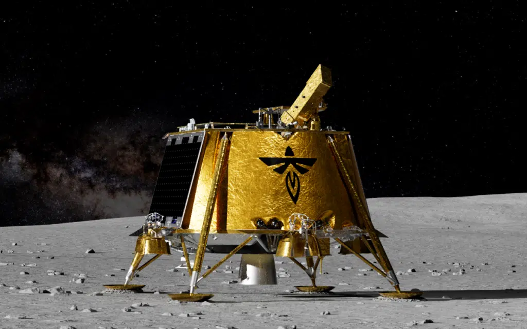 'Ghost Rider' Lunar modules show off the dark side of the moon ahead of March 2 moon landing after SpaceX launch