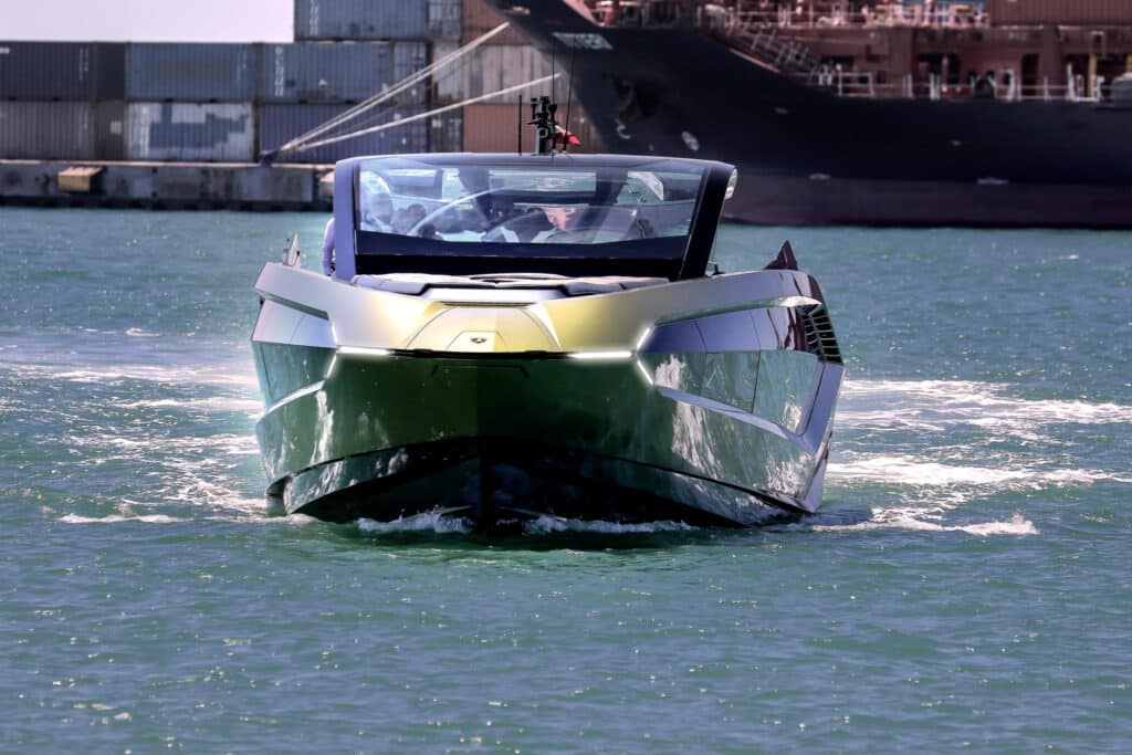 First Lamborghini 63 speedboat in North America hits the water