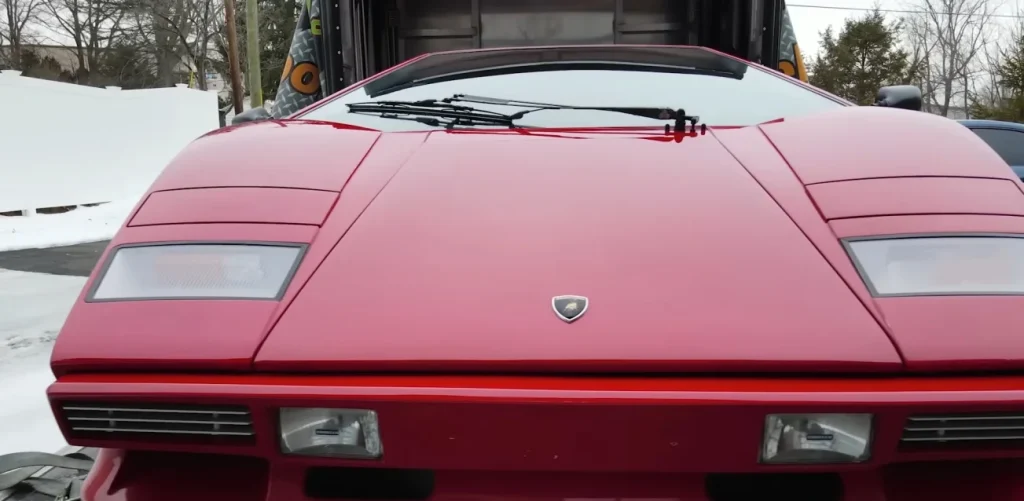 Man gets call about lost Lamborghini Countach supercar in Connecticut and what he found was a detailing nightmare