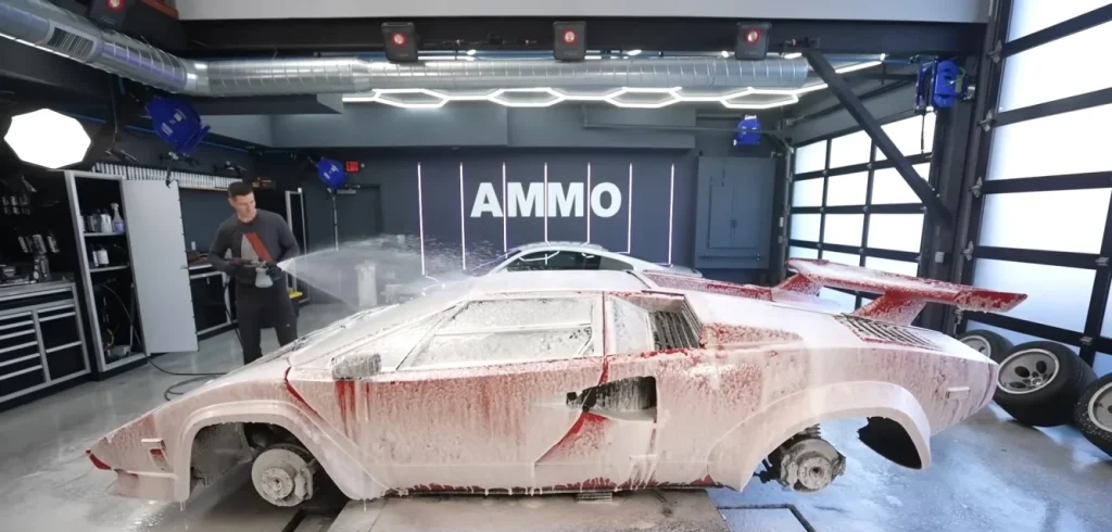 Man gets call about lost Lamborghini Countach supercar in Connecticut and what he found was a detailing nightmare