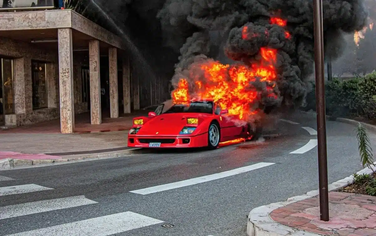 Five years ago, in February 2020, a Ferrari F40 burnt to a crisp in the streets of Monaco