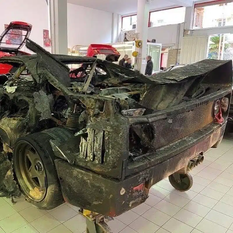 Five years ago, in February 2020, a Ferrari F40 burnt to a crisp in the streets of Monaco