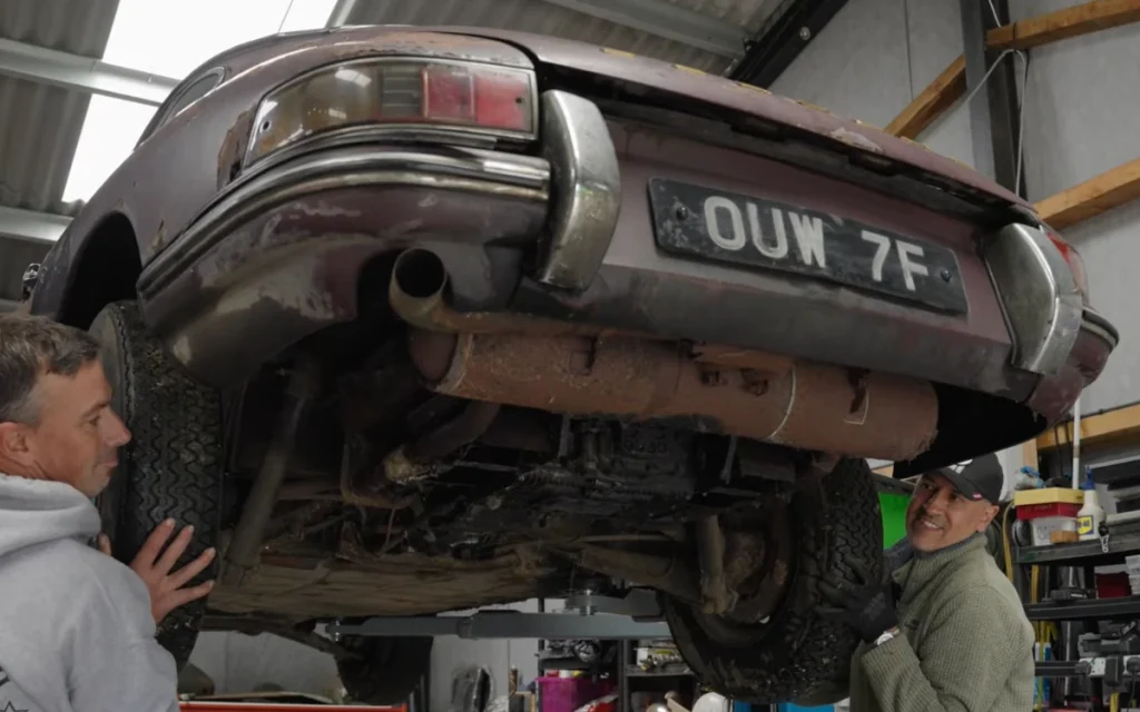 Rare classic Porsche found after decades with newspaper inside that helps piece together its mysterious past