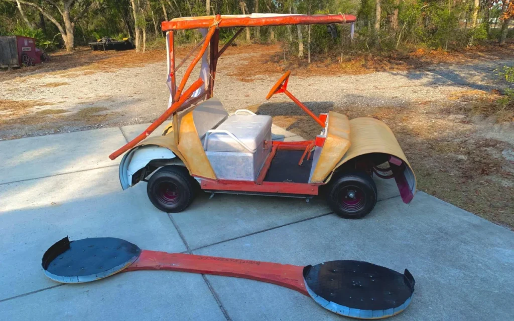 Flintstones Flintmobile EV Golf Kart