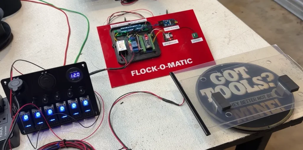 YouTuber builds a GPS-triggered invisibility cloak designed specifically to hide vehicles from AI-powered Flock surveillance cameras
