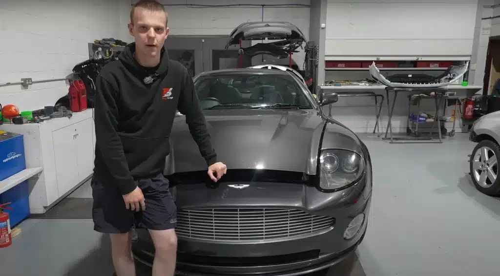 Man bought a one of 94 Aston Martin Vanquish worth $400k but doesn't know if the engine is savable