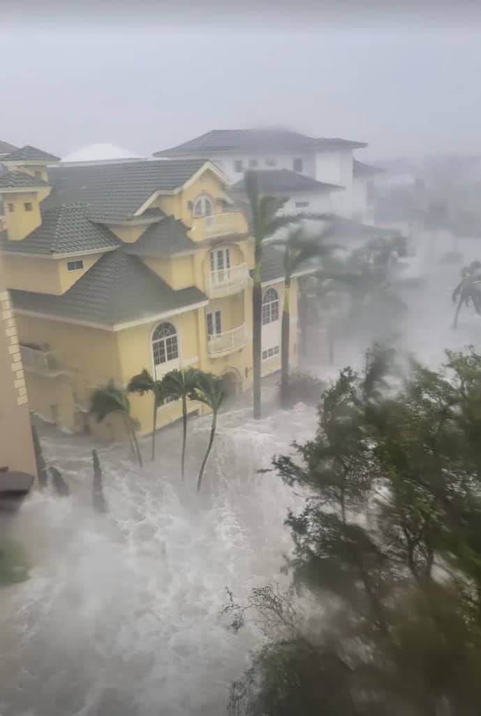 House in Florida flooded by Hurricane Ian