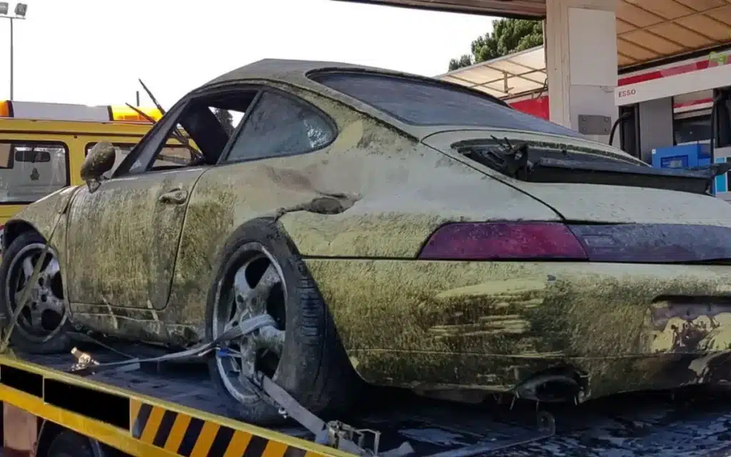 Flooded Porsche 993 Carrera Restoration