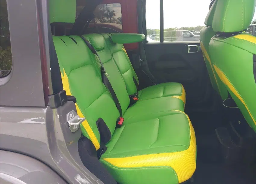 This V8 Jeep Wrangler theft recovery shocked even the thieves. V8 Jeep Wrangler, theft recovery, off-road SUV, custom interior