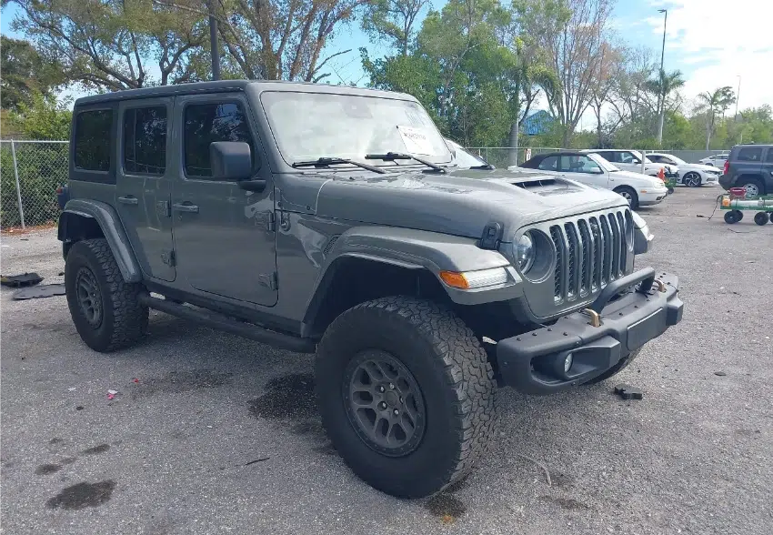 This V8 Jeep Wrangler theft recovery shocked even the thieves. V8 Jeep Wrangler, theft recovery, off-road SUV, custom interior