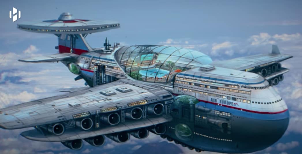 The Sky Cruise flying hotel will have an indoor pool 