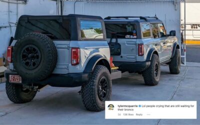 Ford chops a Bronco in half to create a trailer and it’s dividing the internet
