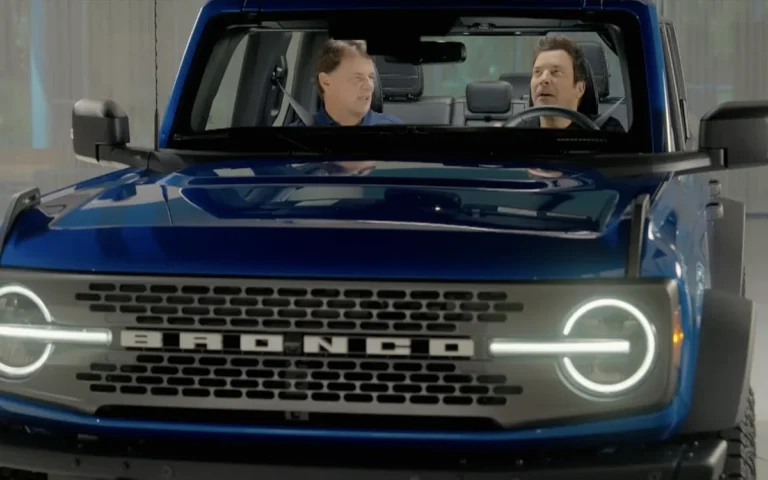 Ford CEO Jim Farley left Jimmy Fallon stunned when he asked what the other P in the 2025 Bronco Badlands Sasquatch's controls was for