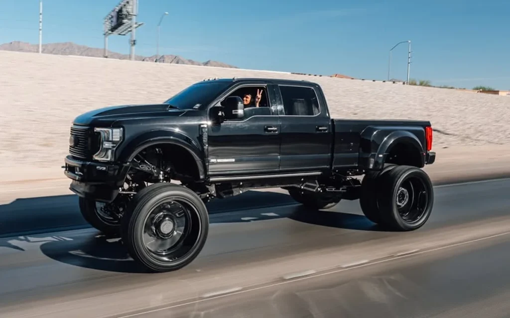 Popular YouTuber Gabe Farrell put out a $10,000 reward after his Ford F450 Anylevel modded truck was stolen in Dallas, and it came in clutch