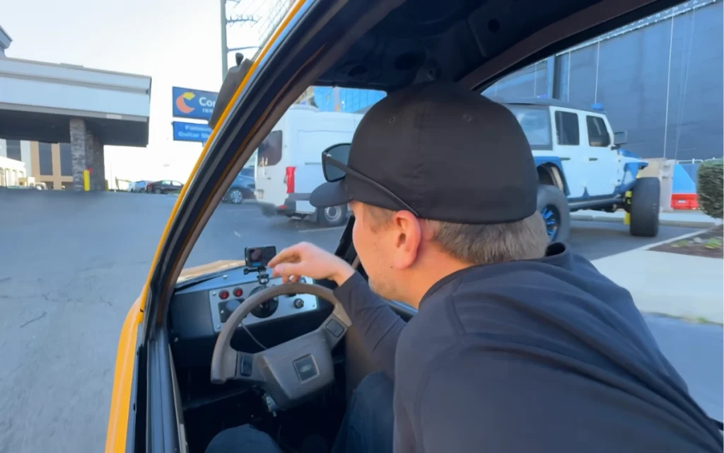 The world’s thinnest street legal car took things to another level when it started picking up passengers as an Uber.