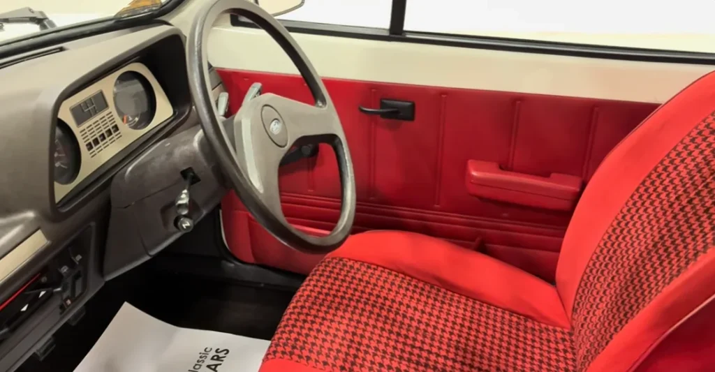 A MK1 Ford Fiesta with just 8,134 miles and one owner is up for sale