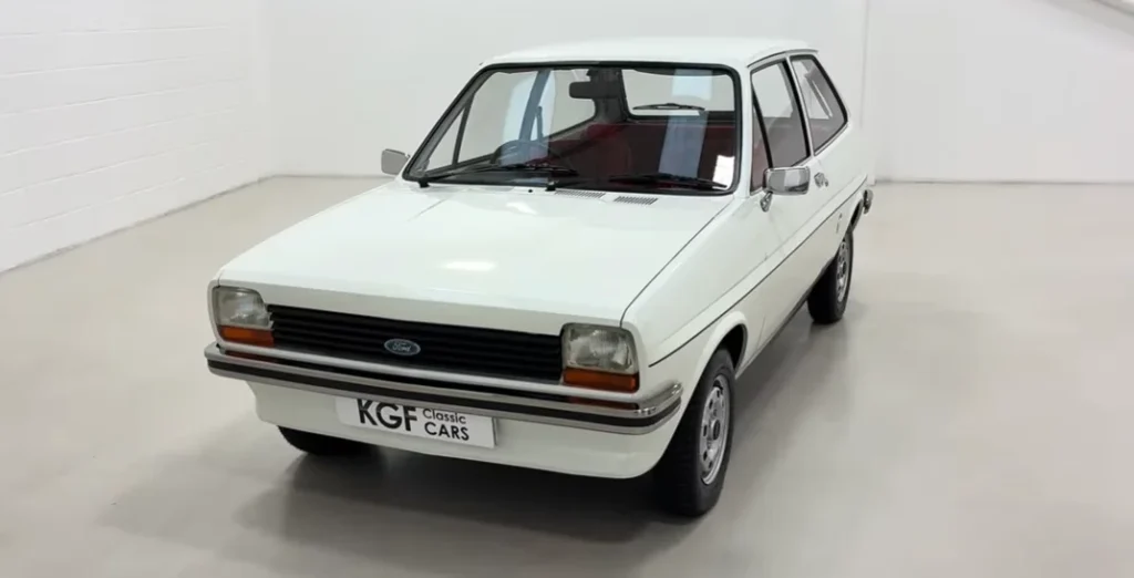 A MK1 Ford Fiesta with just 8,134 miles and one owner is up for sale