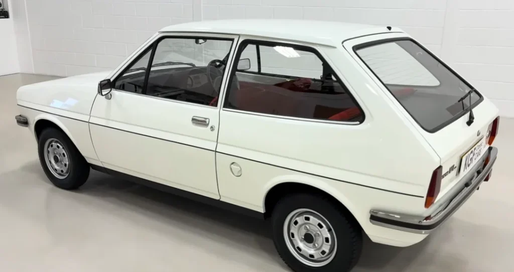 A MK1 Ford Fiesta with just 8,134 miles and one owner is up for sale