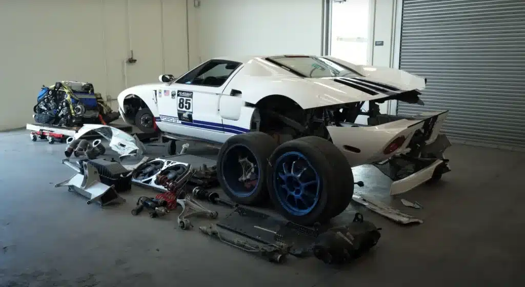 California YouTubers buy a wrecked 2005 Ford GT for their greatest rebuilding project yet