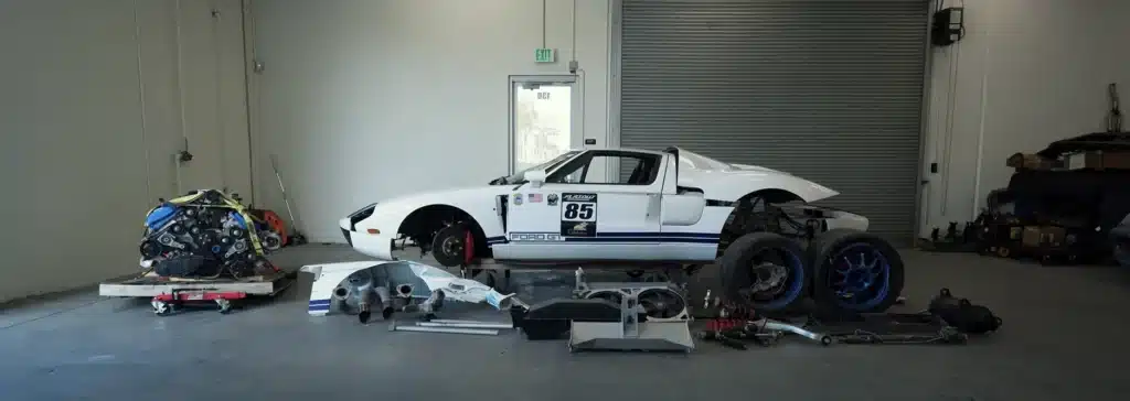 California YouTubers buy a wrecked 2005 Ford GT for their greatest rebuilding project yet