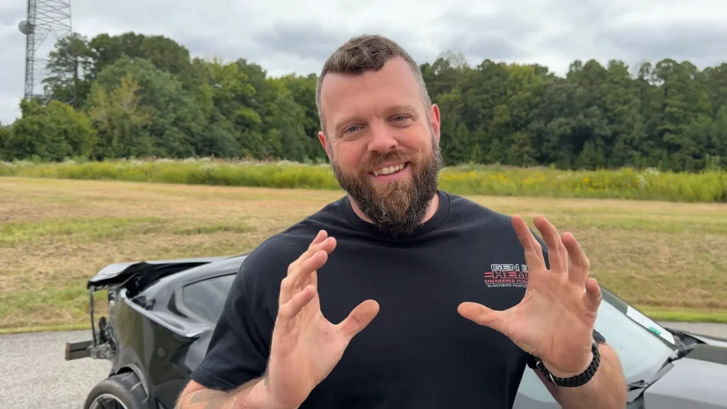 Maryland man takes gamble by buying crashed Ford Mustang GT for $18,500 and opens it up to discover secret that makes it an immediate bargain