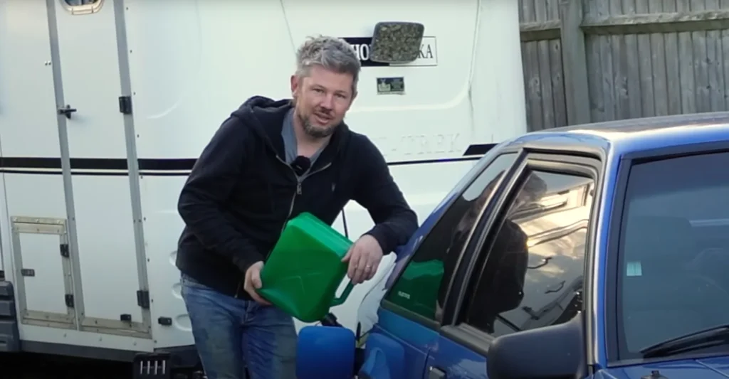 British man brings a barn find Fox body Ford Mustang back to life using a random everyday item