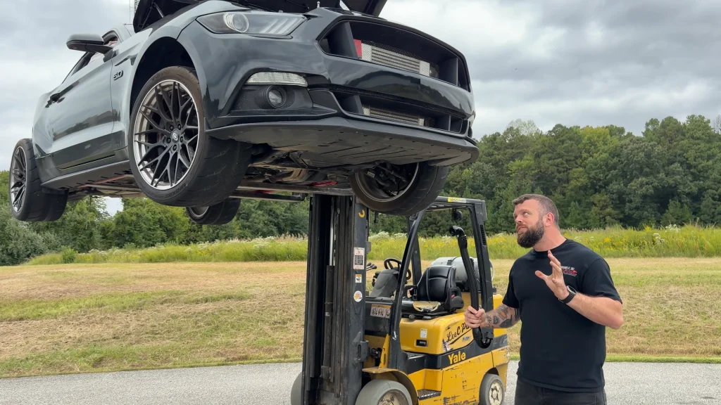 Maryland man takes gamble by buying crashed Ford Mustang GT for $18,500 and opens it up to discover secret that makes it an immediate bargain