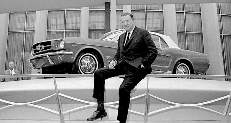 Designers Ford Mustang original sketch he drew on his porch is nearly identical to the finished product