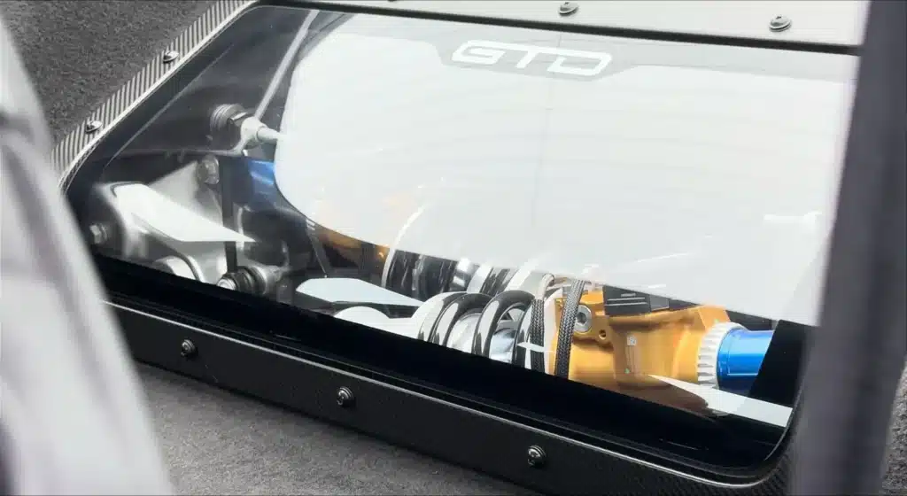 This is the Ford Mustang GTD, the most powerful and sophisticated Mustang ever made